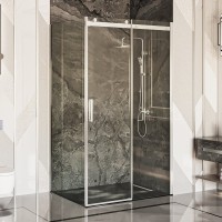 Душевой уголок Ambassador Benefit 19021103HX-90HX 140х90 см, профиль хром, стекло прозрачное