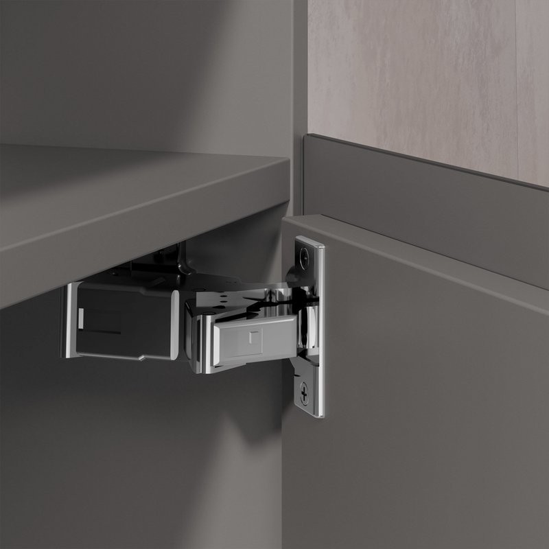 Тумба с раковиной Keuco Stageline 32822 46 см, R, инокс матовый