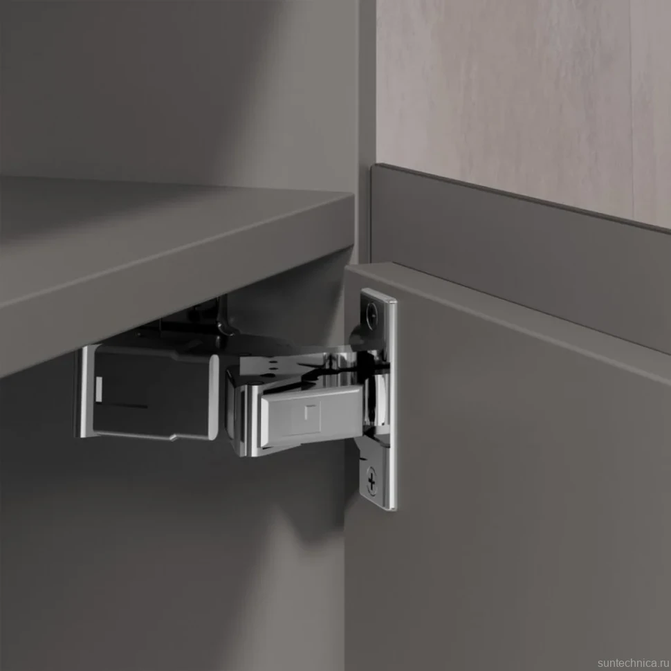 Тумба с раковиной Keuco Stageline 32822 46 см, R, инокс матовый