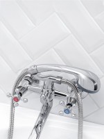 Смеситель с длинным изливом для ванны РМС SL71 SL71-143P Смеситель с длинным изливом для ванны РМС SL71 SL71-143P