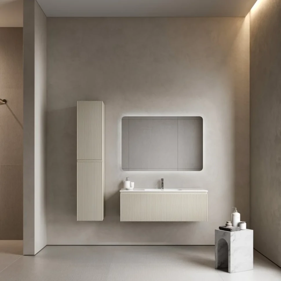 Тумба под раковину без столешницы Sancos Snob R 1.0 120 beige soft