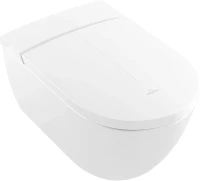 Комплект Умный унитаз Villeroy & Boch Viclean V0E100R1 альпийский белый, с функцией биде + Инсталляция TECE Profil TECEprofil Uni 2.0 9300302 + Кнопка TECEsolid 9240432 белая глянцевая + Рамка Now 9240410 белая + Крепления TECEprofil 9380014