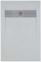 Поддон для душа Allen Brau Infinity 140х80 см, белый камень