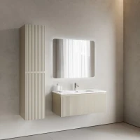 Тумба с раковиной Sancos Snob R 1.0 100 beige soft