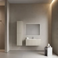 Тумба с раковиной Sancos Snob R 1.0 100 beige soft