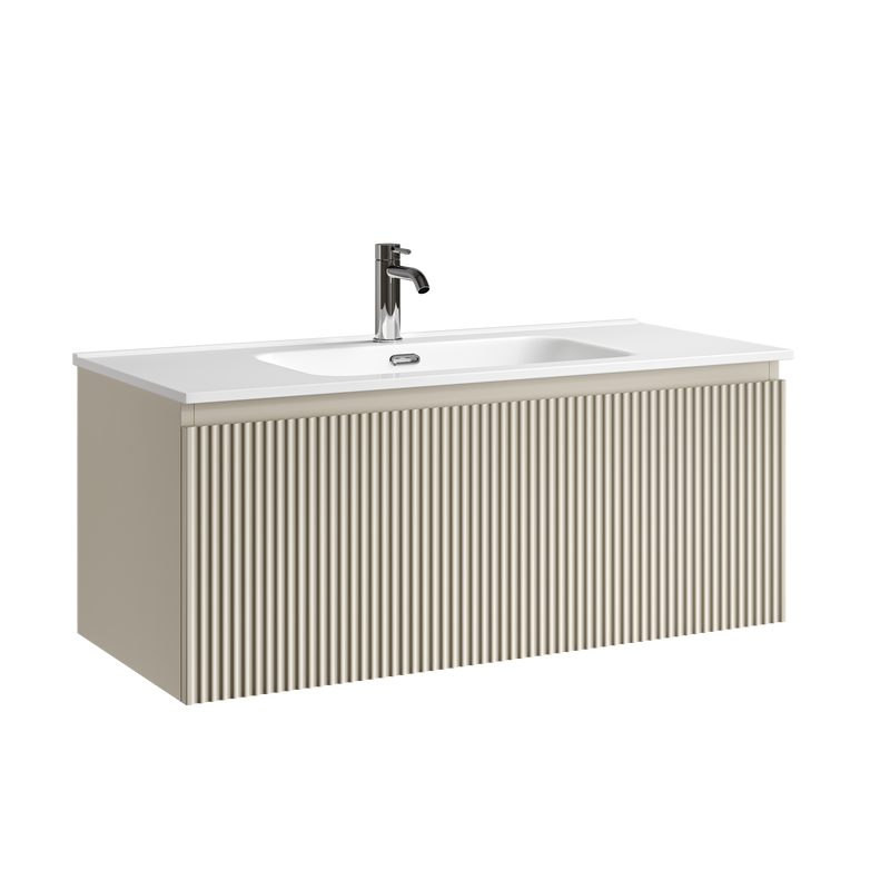 Тумба с раковиной Sancos Snob R 1.0 100 beige soft