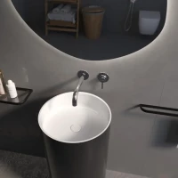 Смеситель для раковины WHITECROSS Y Y1215CR С ВНУТРЕННЕЙ ЧАСТЬЮ, хром