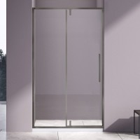 Душевая дверь в нишу Vincea Slim-N VDP-4SN100CLGM 100x195, профиль вороненая сталь