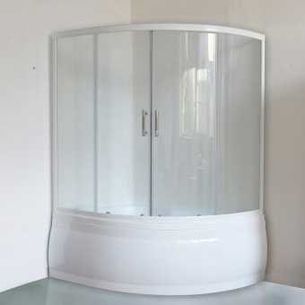 Шторка на ванну Royal Bath Alpine RB170ALP-T 170 см прозрачное стекло