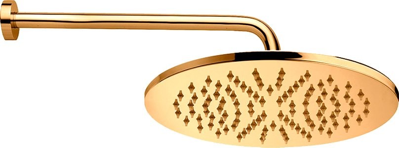 Верхний душ Paffoni Master King ZSOF079HG золото медовое