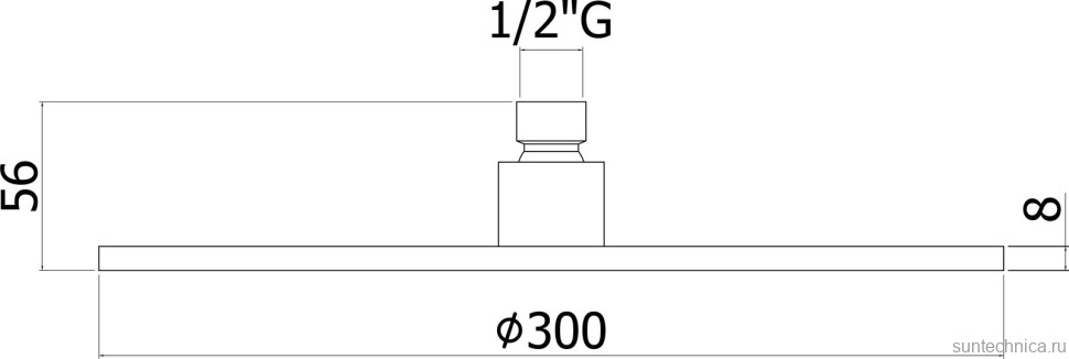 Верхний душ Paffoni Master King ZSOF079HG золото медовое