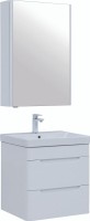 Тумба с раковиной Aquanet София 60 2 ящика