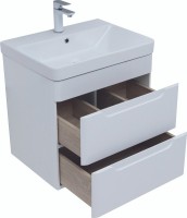 Тумба с раковиной Aquanet София 60 2 ящика