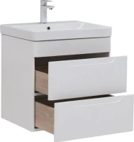 Тумба с раковиной Aquanet София 60 2 ящика