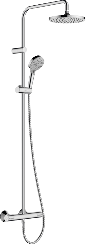 Душевая стойка Hansgrohe Vernis Blend Showerpipe 200 1jet EcoSmart 26089000 хром