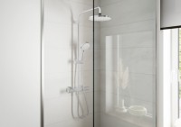 Душевая стойка Hansgrohe Vernis Blend Showerpipe 200 1jet EcoSmart 26089000 хром