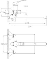 Универсальный смеситель Haiba HB13 HB2213