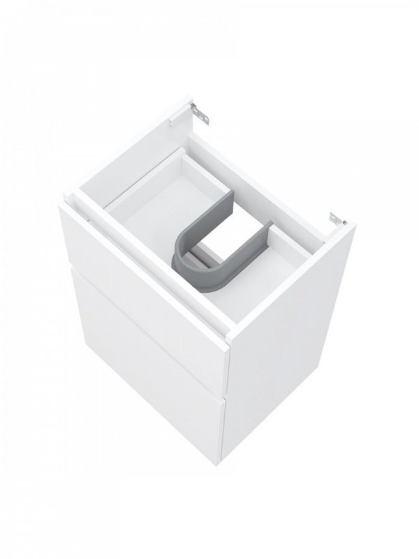 Тумба под раковину без столешницы Teymi Laina 50 напольная, матовая белая