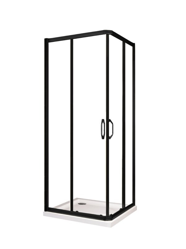 Душевой уголок Huppe X1 KY K K2S2 T 100х100, матовый черный