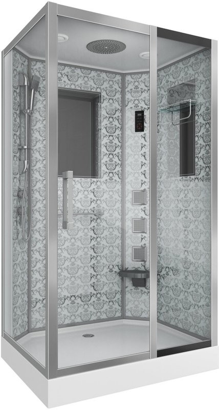 Душевая кабина Niagara Luxe 7711WR хром, металлик, с сиденьем