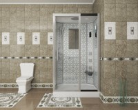 Душевая кабина Niagara Luxe 7711WR хром, металлик, с сиденьем