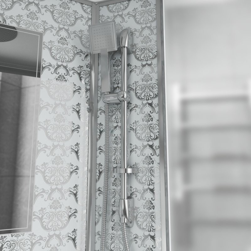 Душевая кабина Niagara Luxe 7711WR хром, металлик, с сиденьем