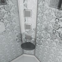 Душевая кабина Niagara Luxe 7711WR хром, металлик, с сиденьем