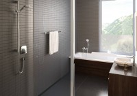 Душевой гарнитур Hansgrohe Croma Select E 26412400 белый, хром