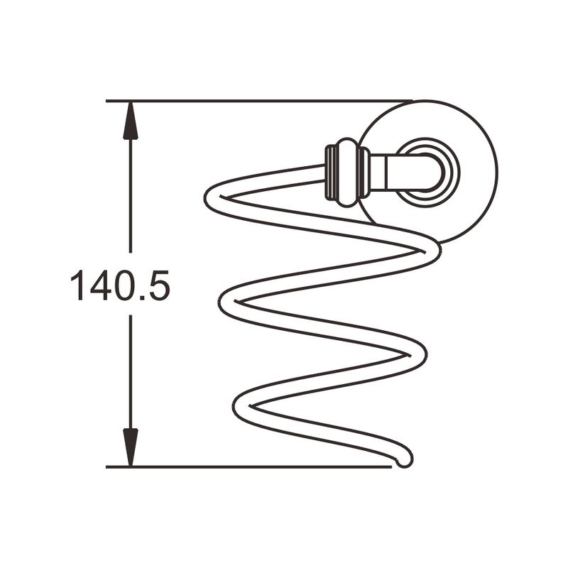 Держатель для фена Rose RG12 RG1235 хром
