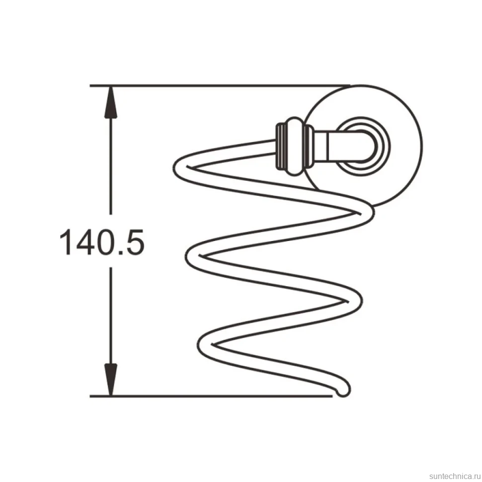 Держатель для фена Rose RG12 RG1235 хром