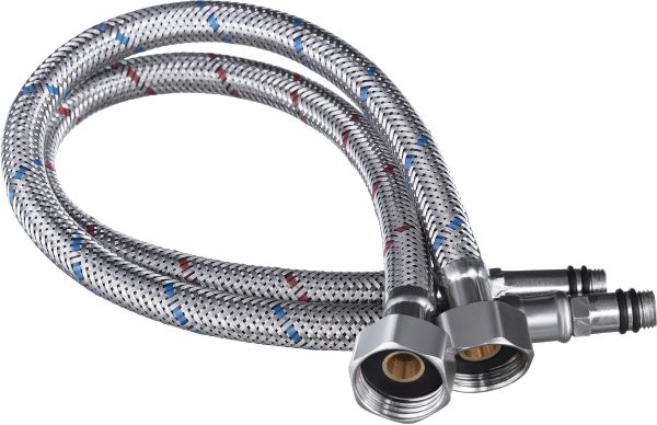 Смеситель для кухни Славен Прораб О СЛ-ДВ-О25 с гибким изливом