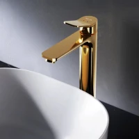 Смеситель для раковины AM.PM X-Joy F85A92099 золото Смеситель для раковины AM.PM X-Joy F85A92099 золото