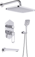 Душевой комплект Lemark Prizma LM3922C С ВНУТРЕННЕЙ ЧАСТЬЮ