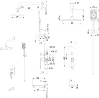 Душевой комплект Lemark Prizma LM3922C С ВНУТРЕННЕЙ ЧАСТЬЮ