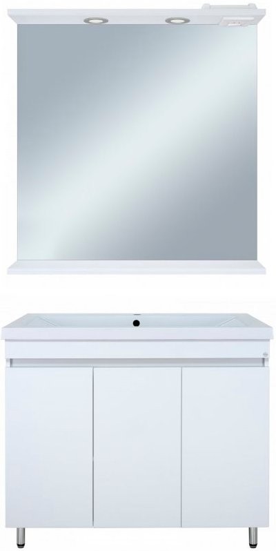 Зеркало Misty Енисей 105 с полкой