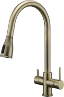 Смеситель для кухни Paulmark Lange 214212-BR, бронза