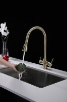 Смеситель для кухни Paulmark Lange 214212-BR, бронза