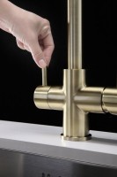 Смеситель для кухни Paulmark Lange 214212-BR, бронза