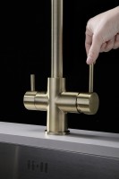 Смеситель для кухни Paulmark Lange 214212-BR, бронза