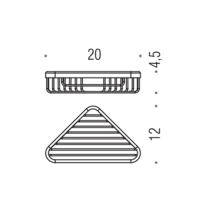 Полка Colombo Design Basic B2732.CR