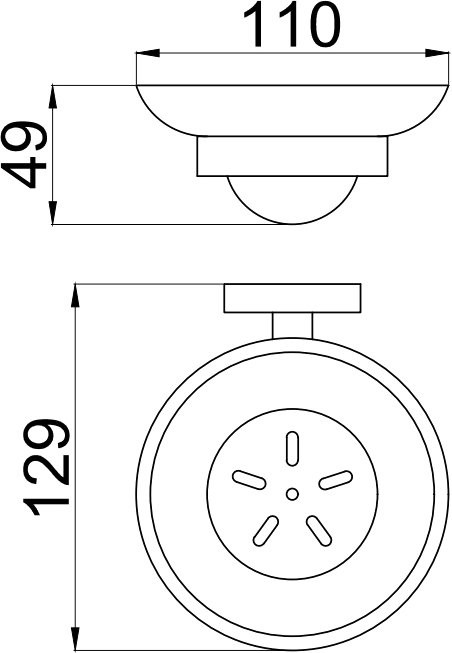 Набор Стакан Allen Brau Priority 6.31002-31 + Мыльница 6.31005-31