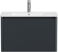 Тумба под раковину без столешницы Allen Brau Gravity 80 1 ящик, матовый антрацит