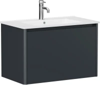 Тумба под раковину без столешницы Allen Brau Gravity 80 1 ящик, матовый антрацит