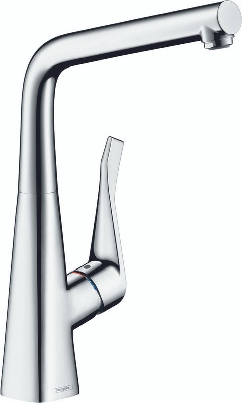 Комплект Смеситель Hansgrohe Metris + Фартук черный