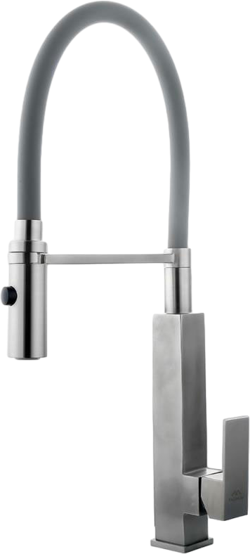 Смеситель для кухни Fashun A54102-12 сатин, серый