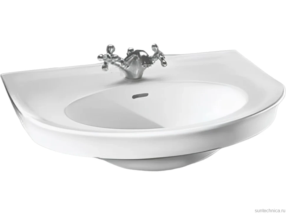 Раковина Hatria Dolcevita Y0EX01 70 см, белая