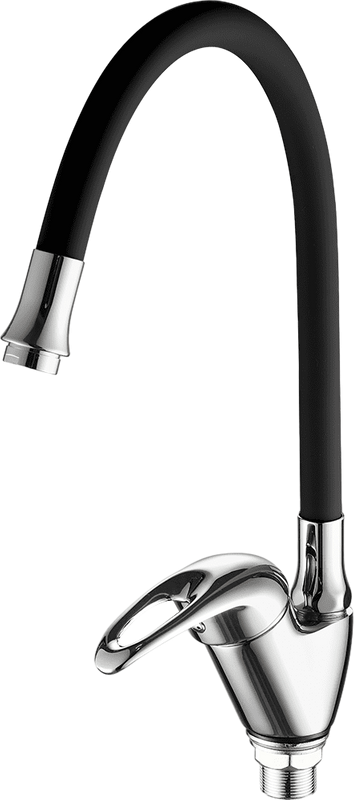 Смеситель для кухни Fashun A4403+A7250 хром, черный