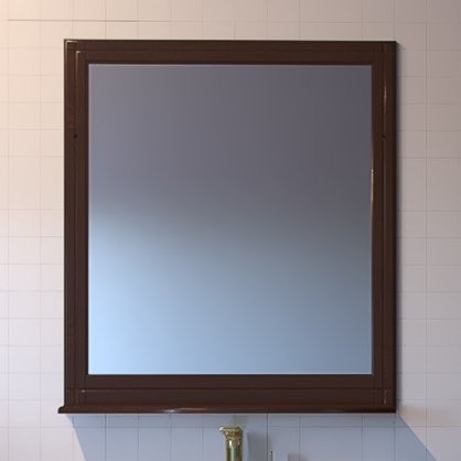 Зеркало ASB-Woodline Берта 85 орех антикварный, с полкой