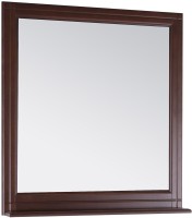 Зеркало ASB-Woodline Берта 85 орех антикварный, с полкой