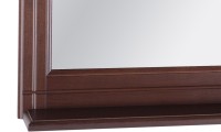 Зеркало ASB-Woodline Берта 85 орех антикварный, с полкой